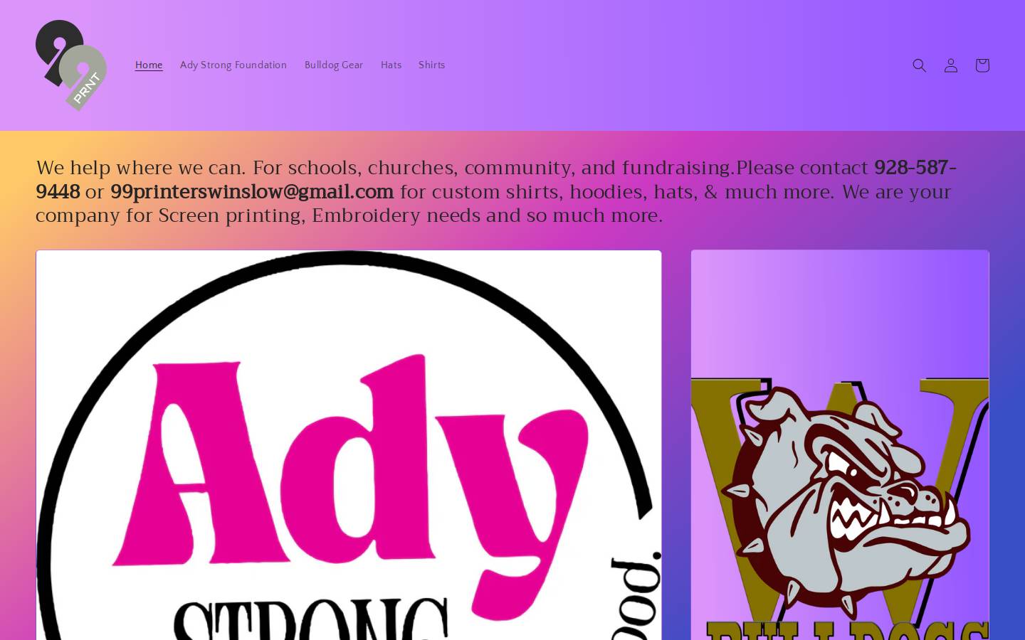 99prnt.com homepage screenshot