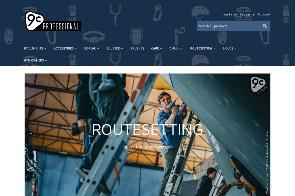 9cprofessional.com homepage screenshot