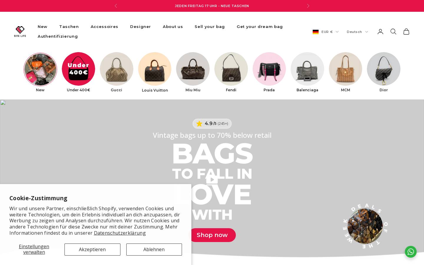 9inelife.com homepage screenshot