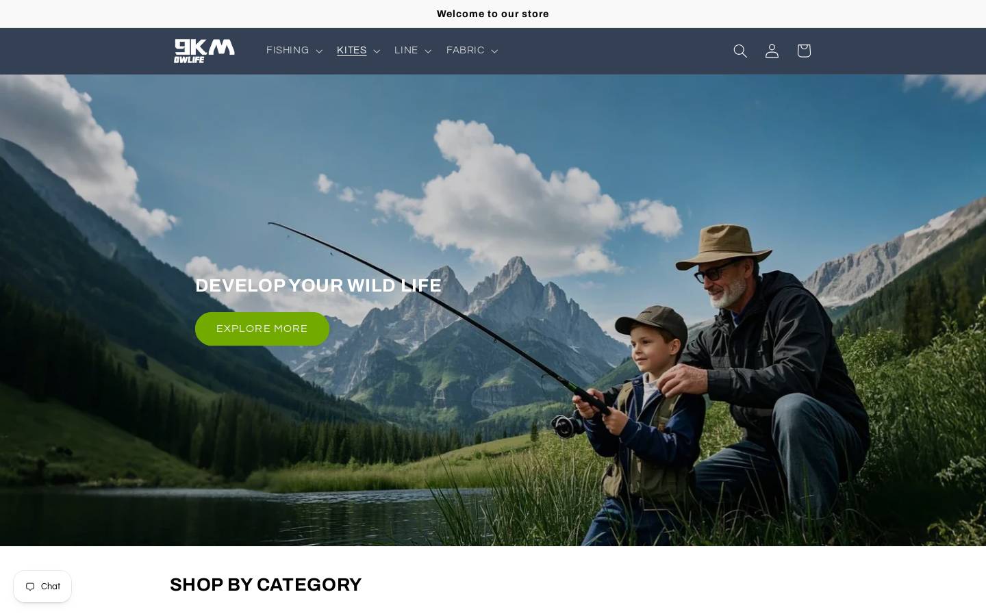 9km-outdoor.com homepage screenshot