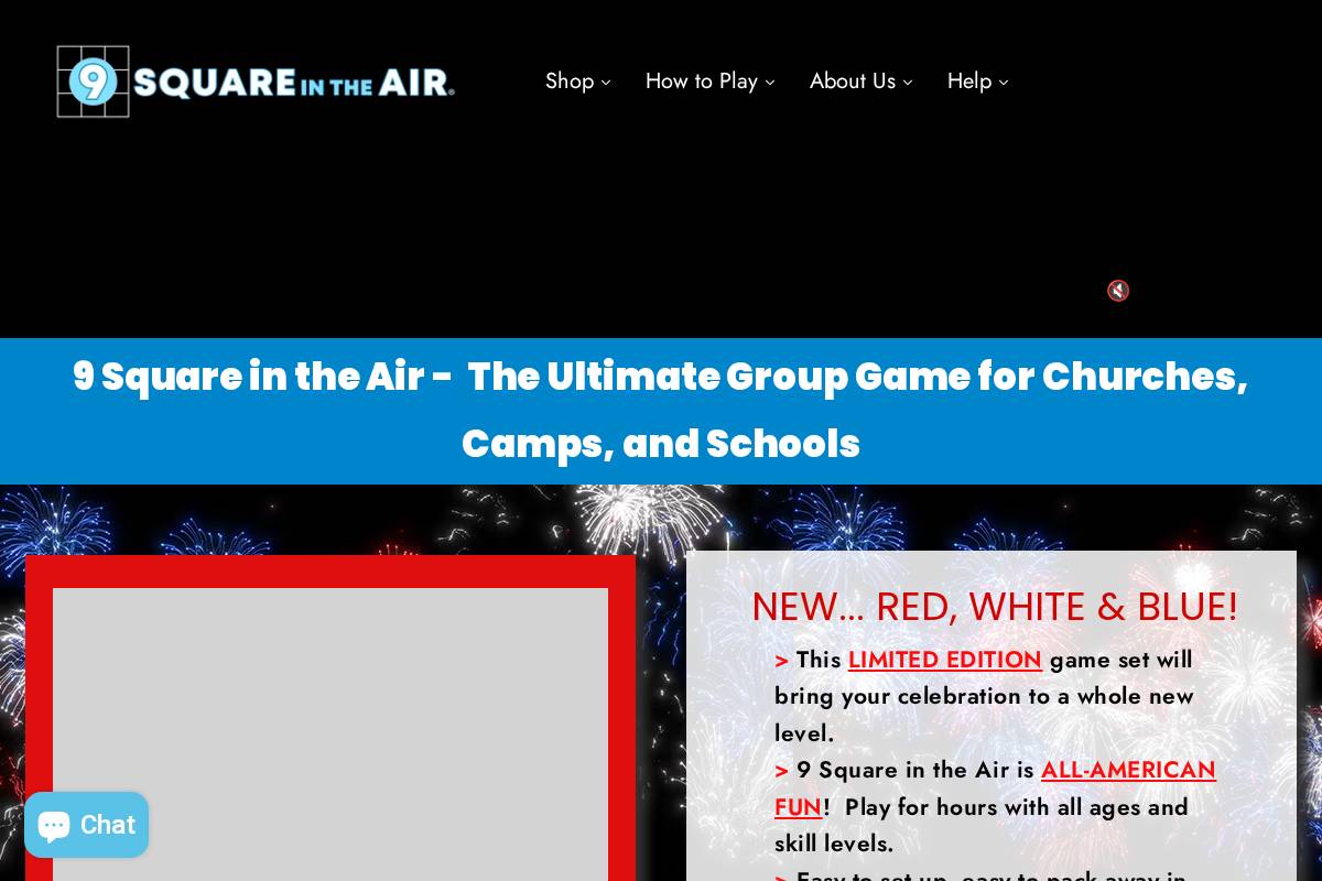 9squareintheair.com homepage screenshot