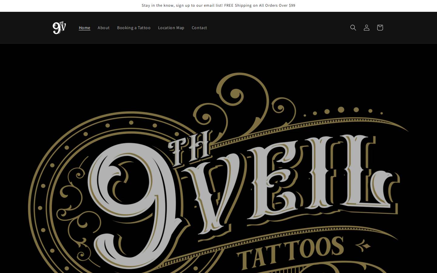 9thveil.com homepage screenshot
