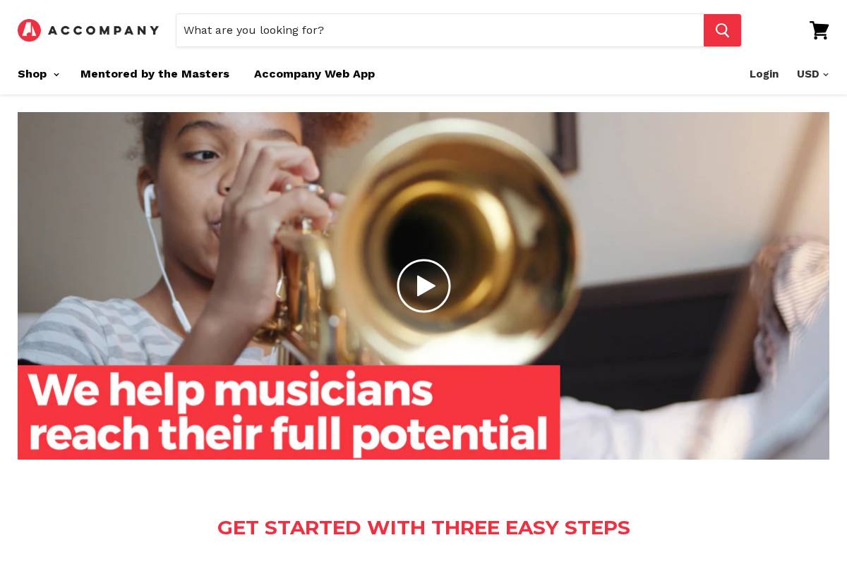 a-ccompany.com homepage screenshot