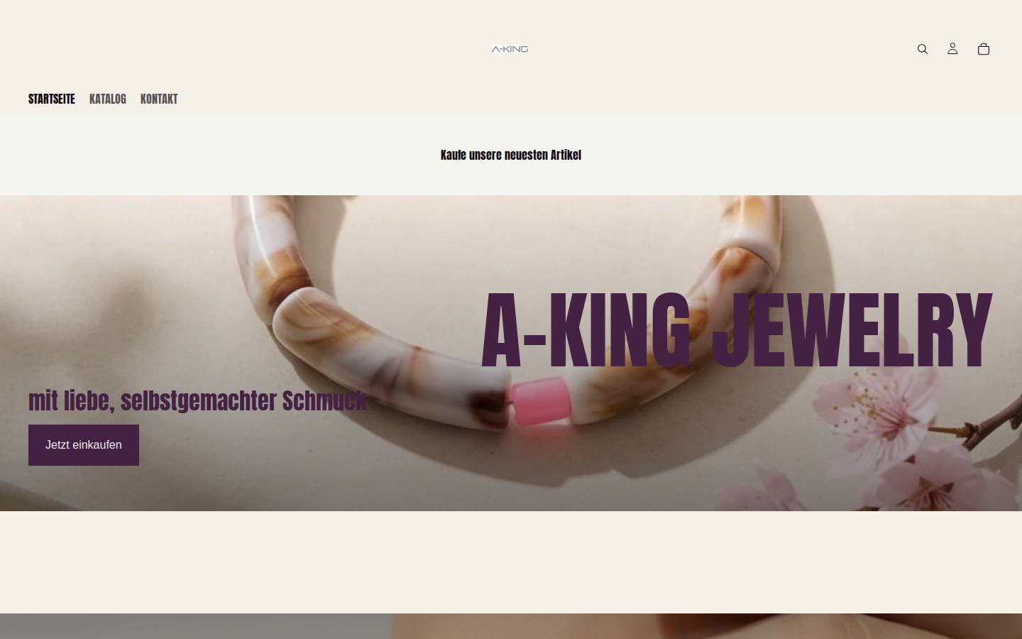a-king.de homepage screenshot