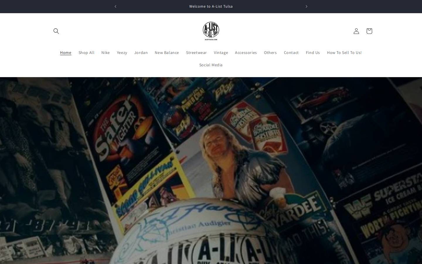 a-list-tulsa.com homepage screenshot