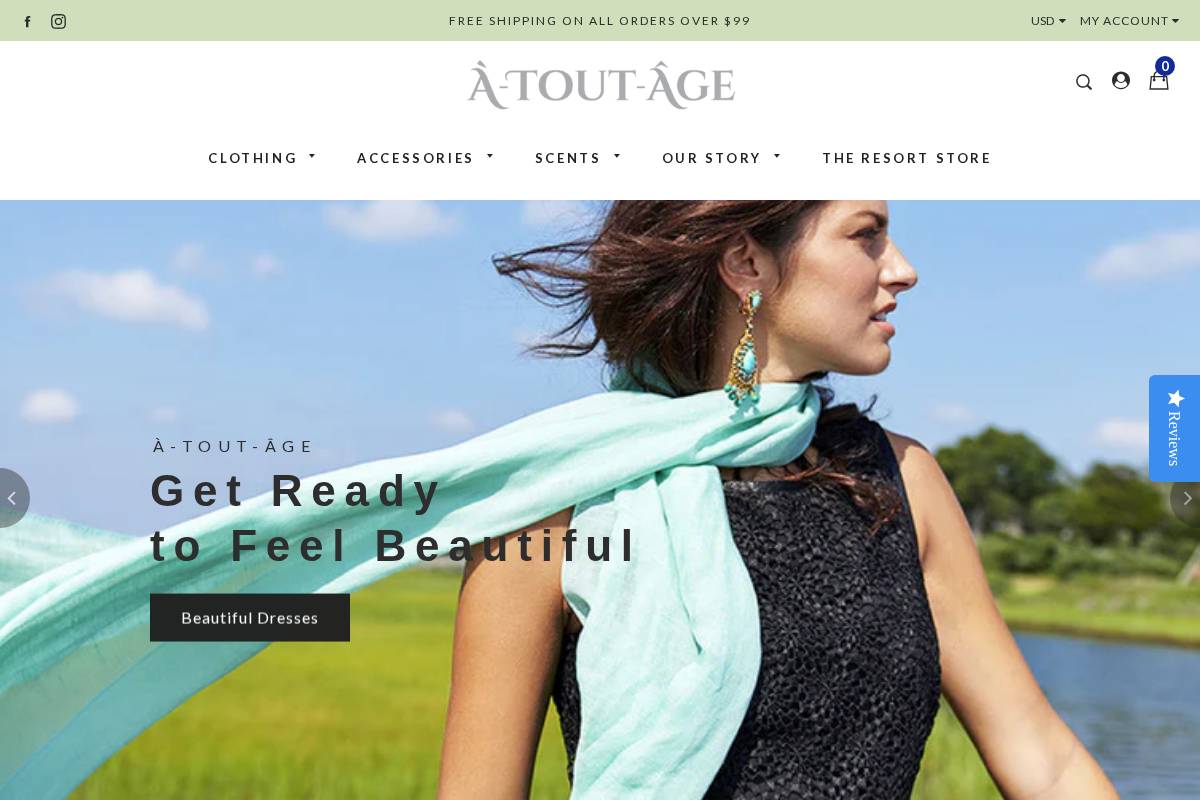 a-tout-age.com homepage screenshot