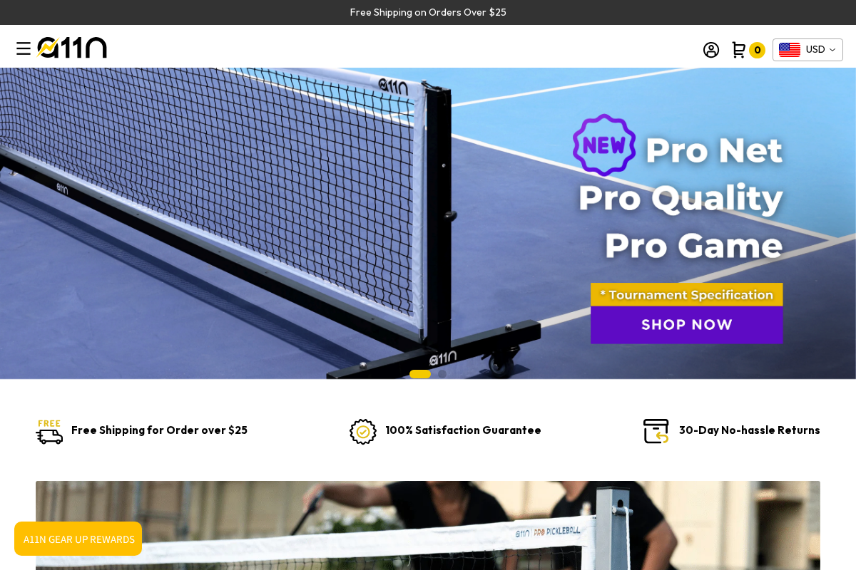 A11N SPORTS homepage screenshot