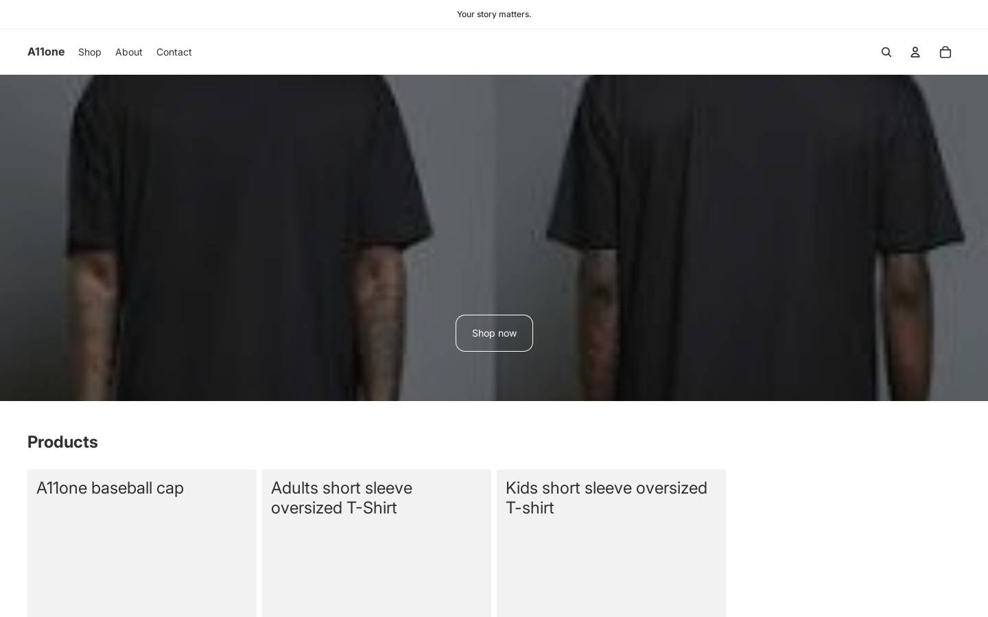 a11one.com homepage screenshot