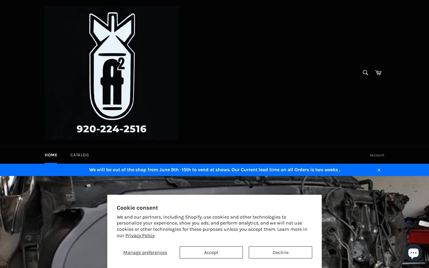 a2metalfab.com homepage screenshot