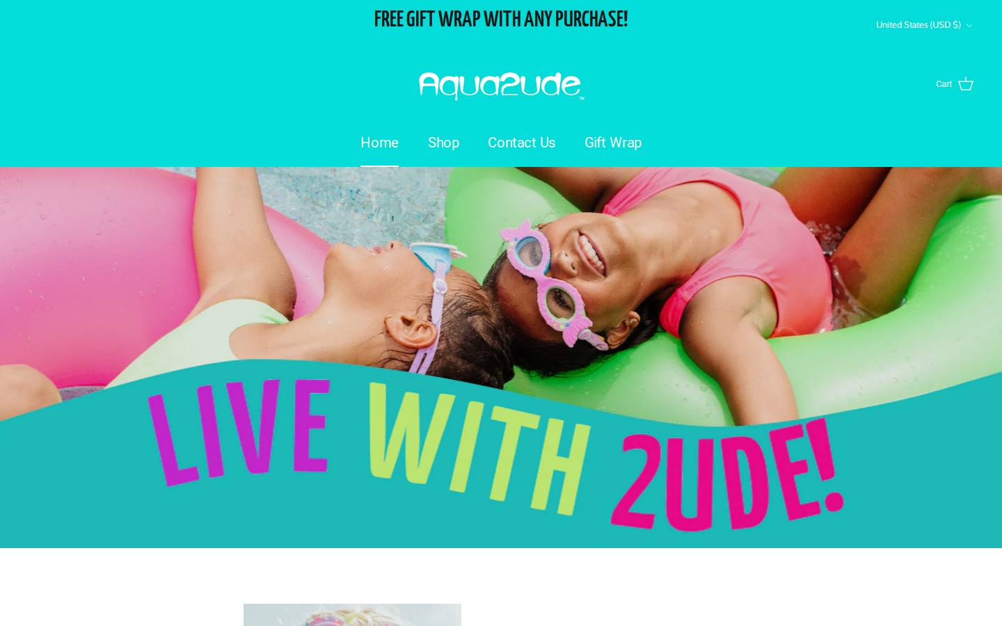 a2ude.com homepage screenshot