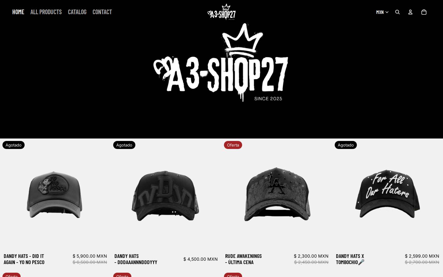 a3shop27.com homepage screenshot