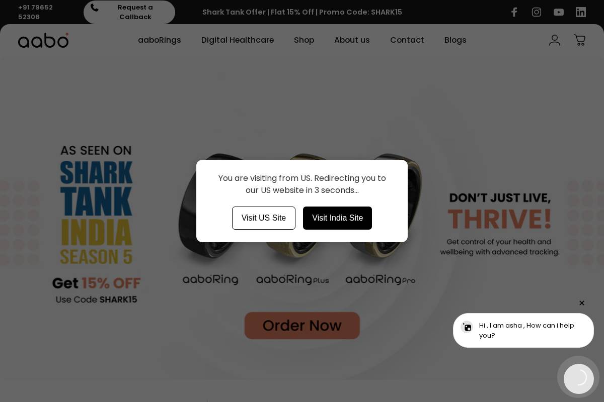 aabo.in homepage screenshot