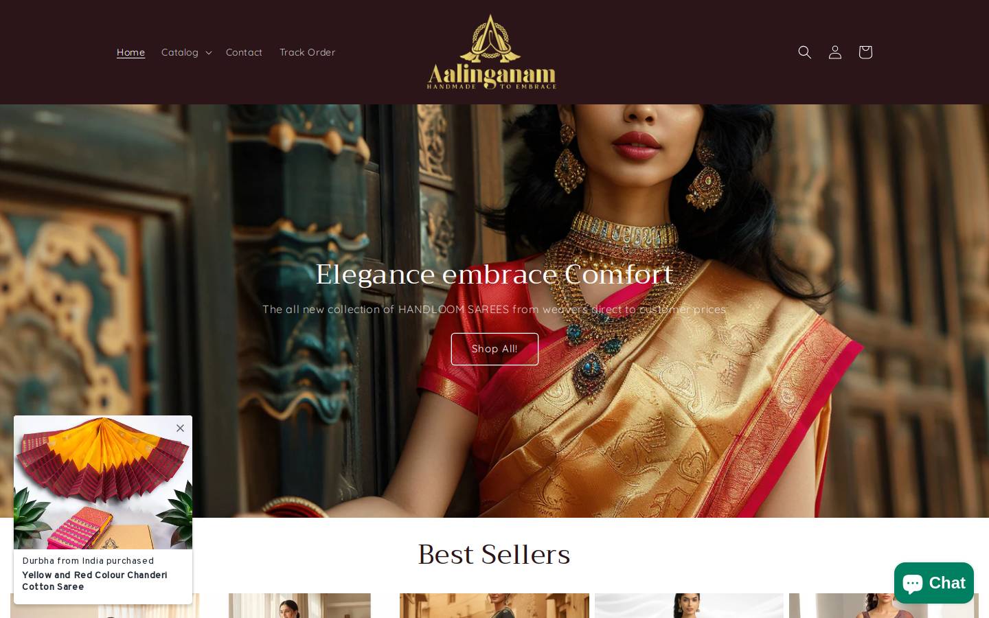 aalinganam.com homepage screenshot