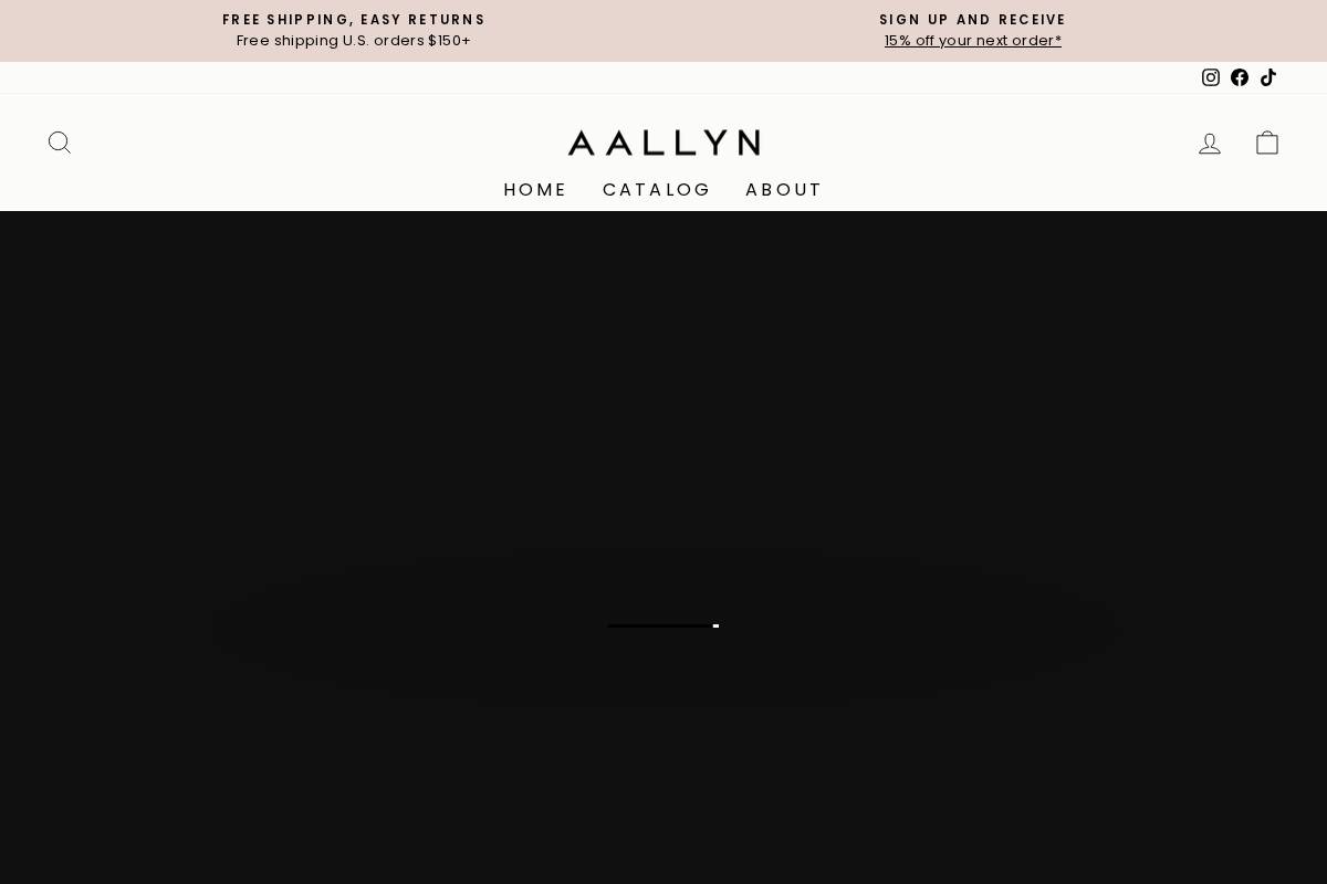 aallyn.com homepage screenshot
