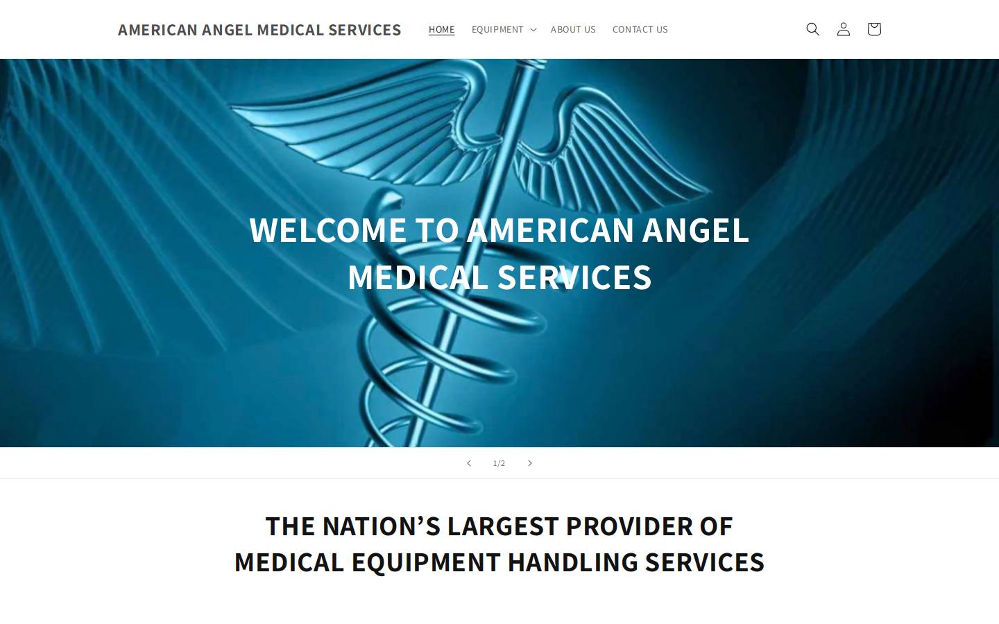 aamedicalsvcs.com homepage screenshot