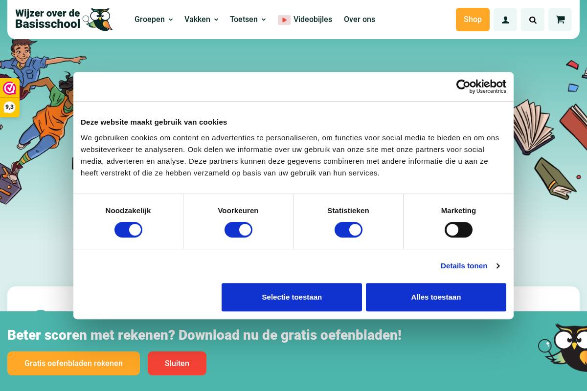aandachtvoorrekenen.nl homepage screenshot