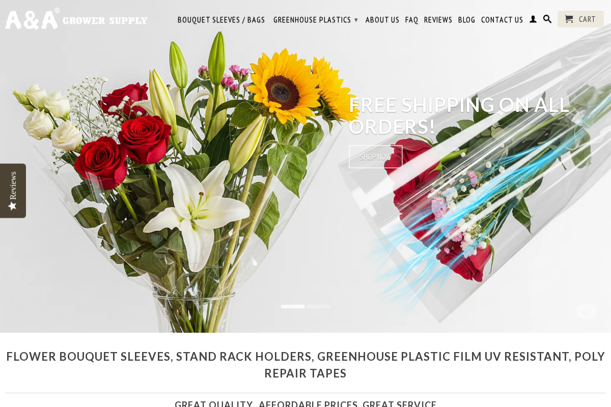 aandas.com homepage screenshot