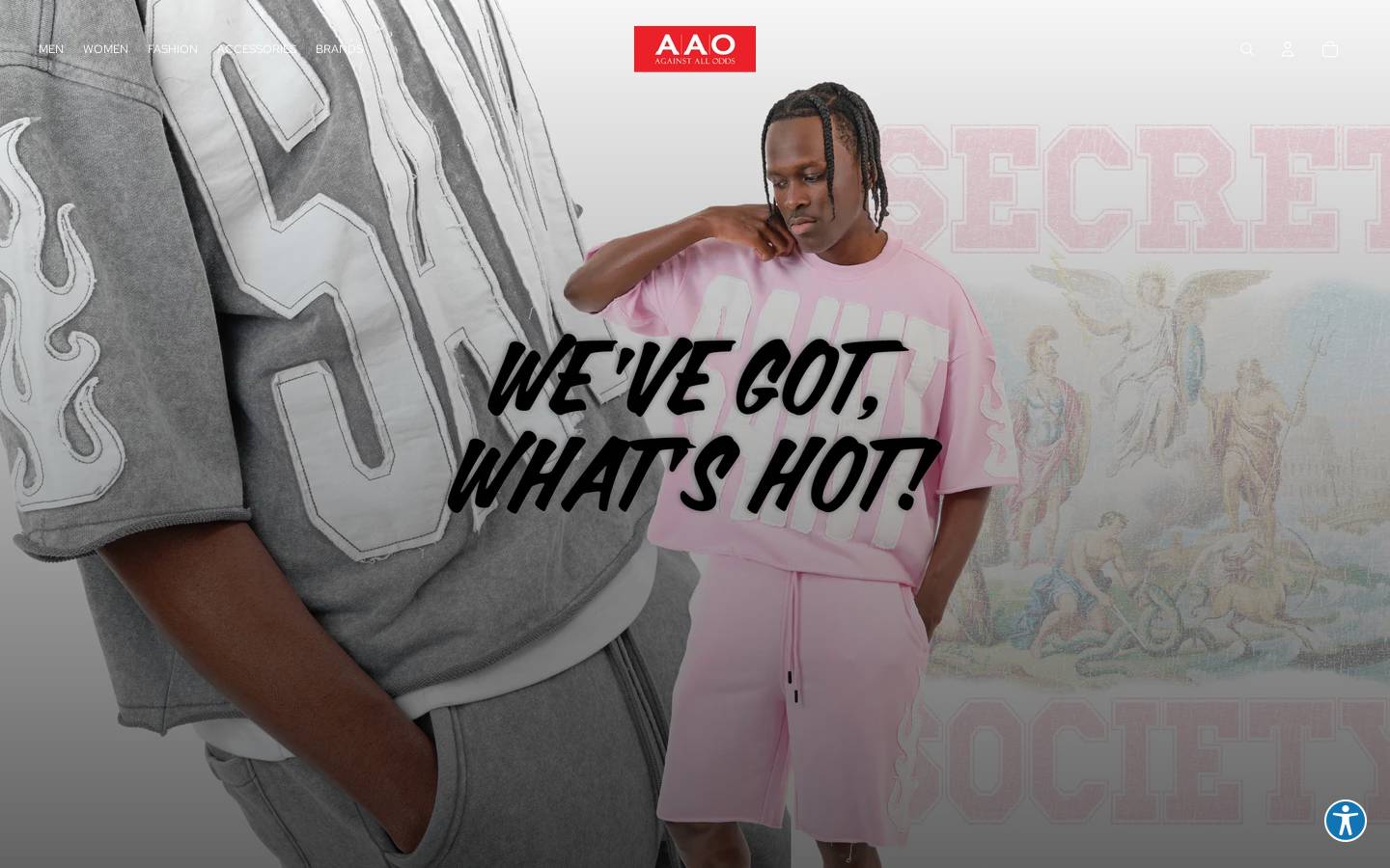 AAO_Against All Odds homepage screenshot