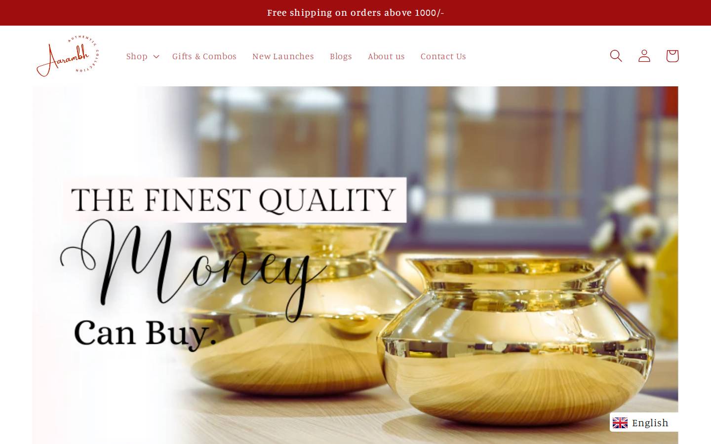 aarambh.health homepage screenshot