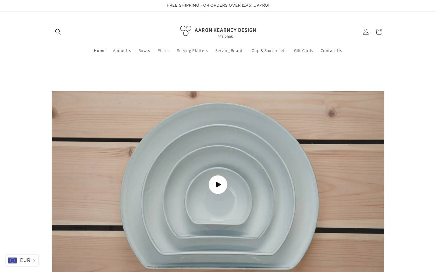 aaronkearneydesign.com homepage screenshot