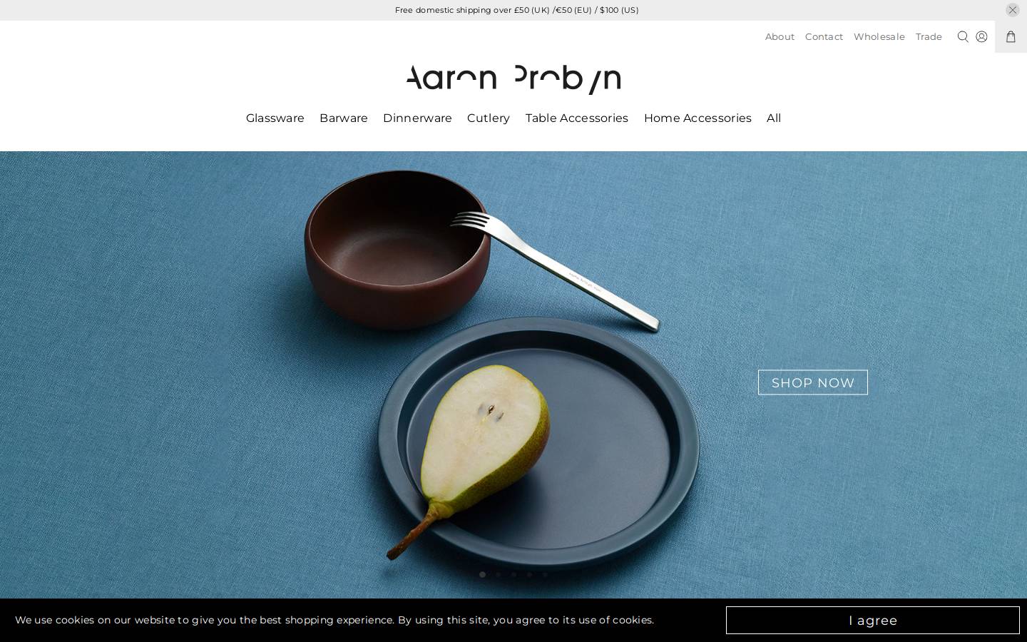 aaronprobyn.com homepage screenshot