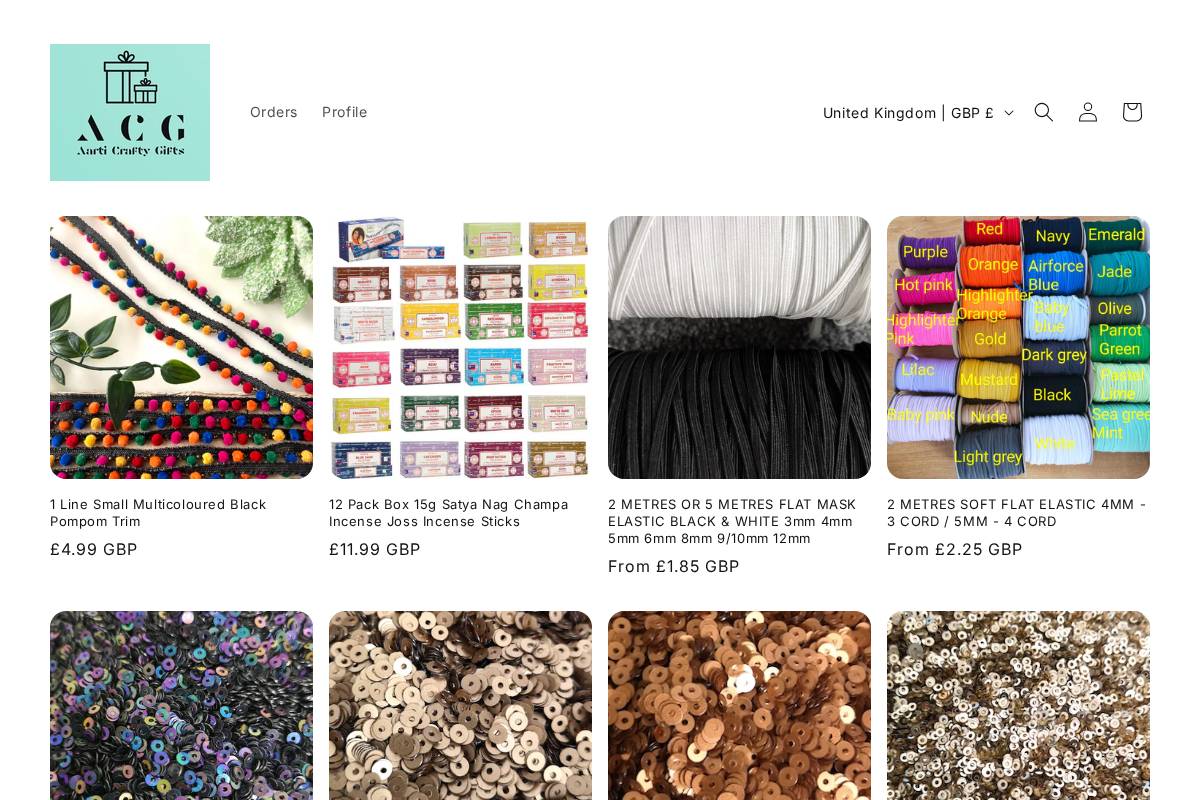 aartijtrims.com homepage screenshot