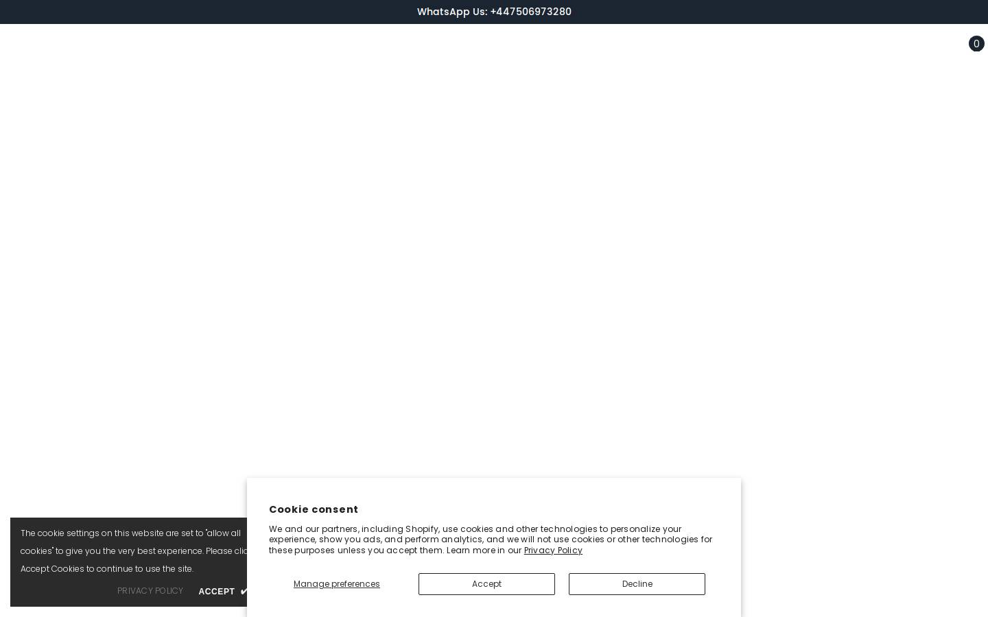 Aarz London homepage screenshot
