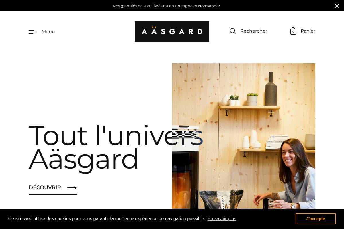 aasgard-eshop.fr homepage screenshot