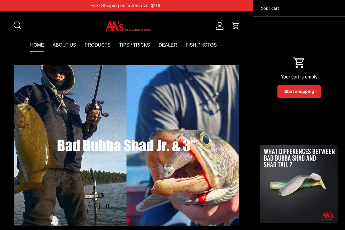 aaworms.com homepage screenshot