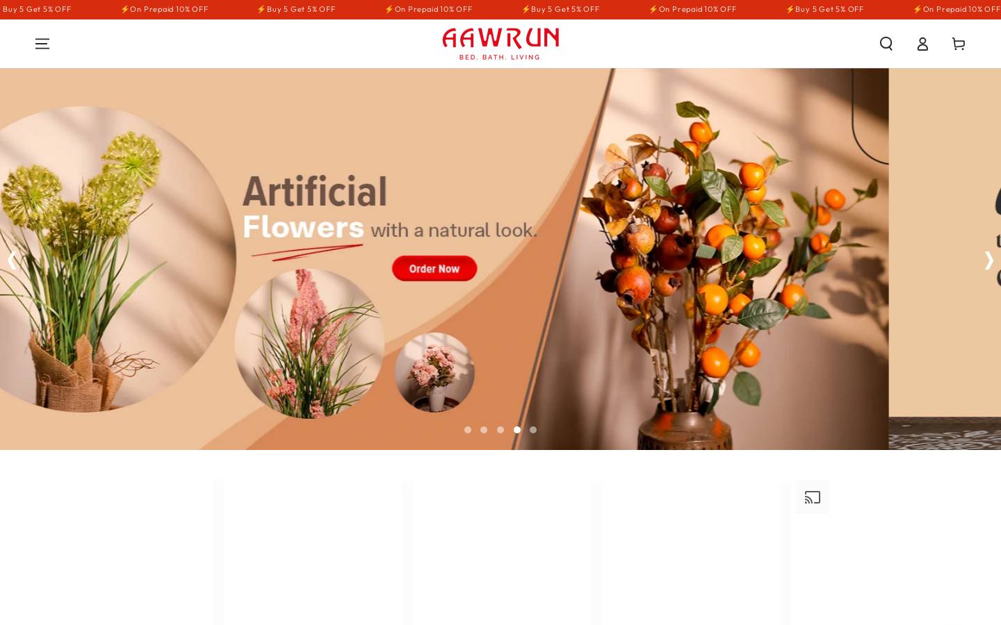 aawrun.com homepage screenshot