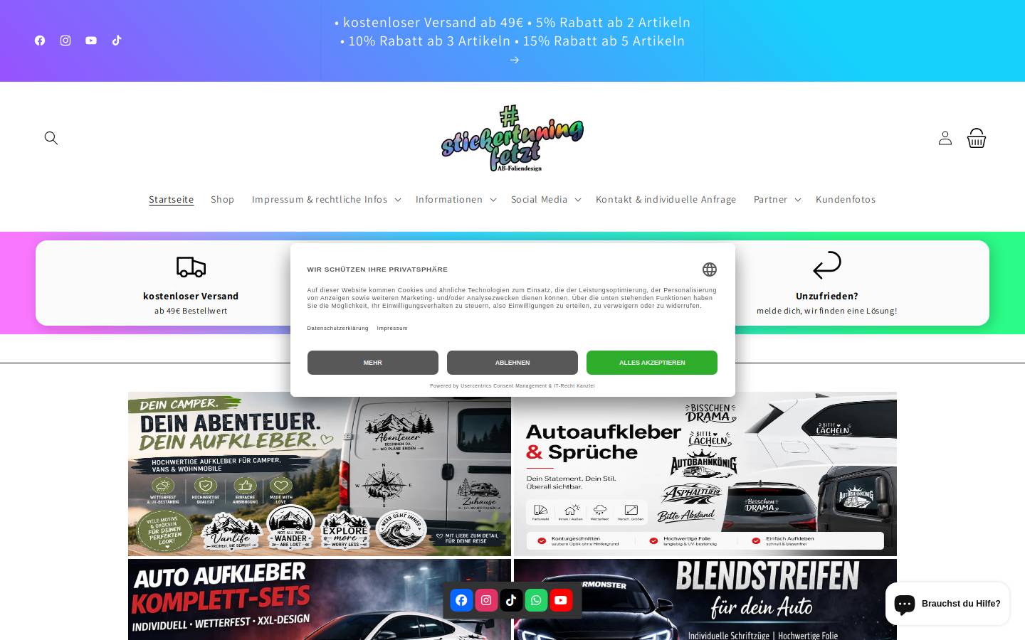 ab-foliendesign.de homepage screenshot