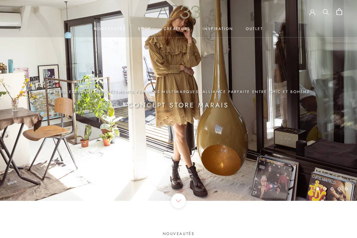 ab33.fr homepage screenshot