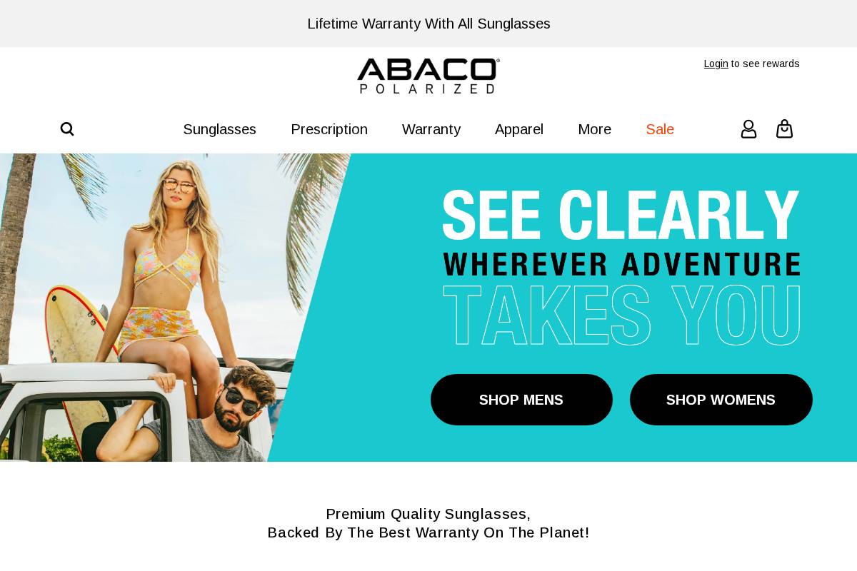 abacopolarized.com homepage screenshot