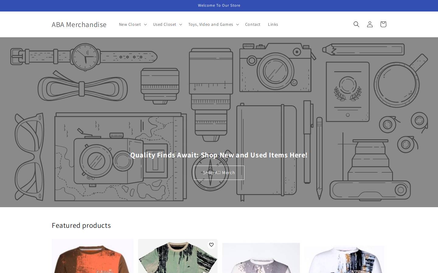 abamerch.net homepage screenshot