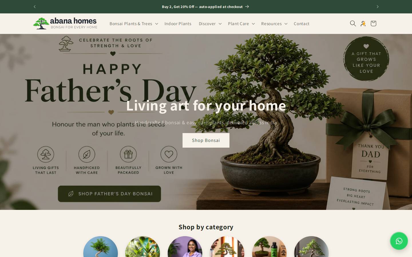 abanahomes homepage screenshot