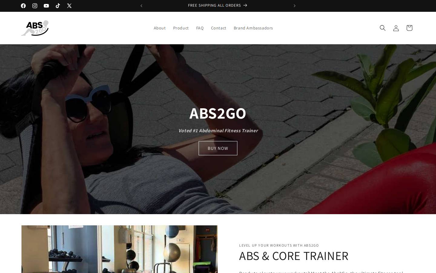 abandgo.com homepage screenshot