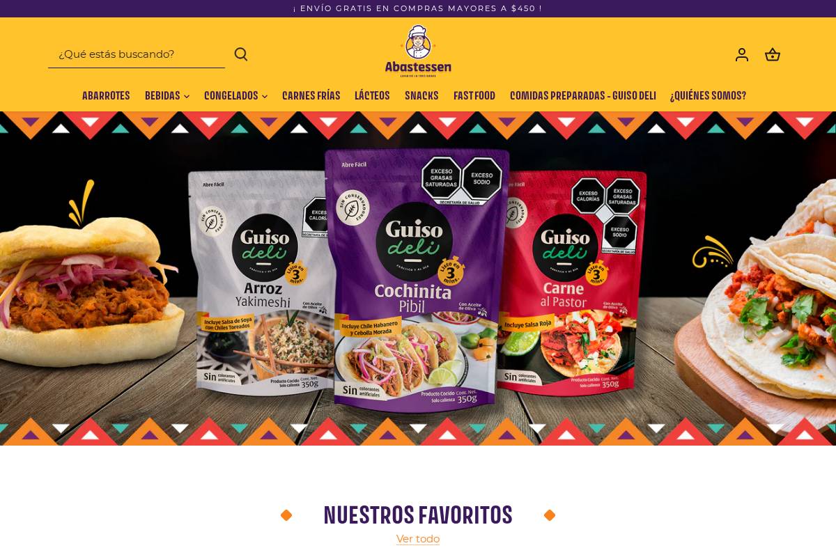 abastessen.com homepage screenshot