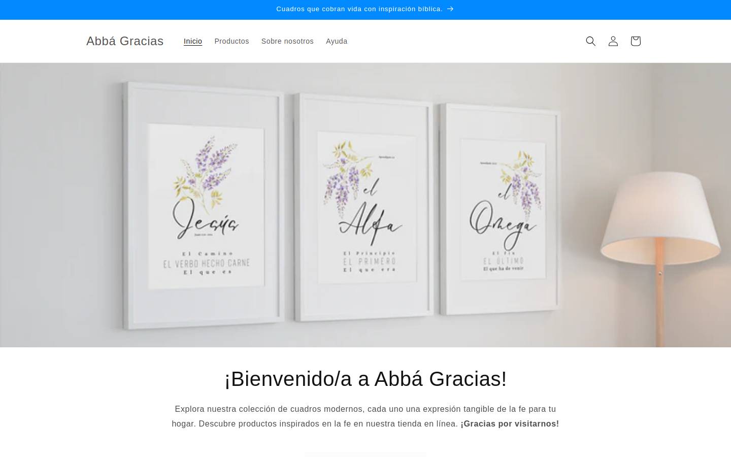 abbagracias.com homepage screenshot