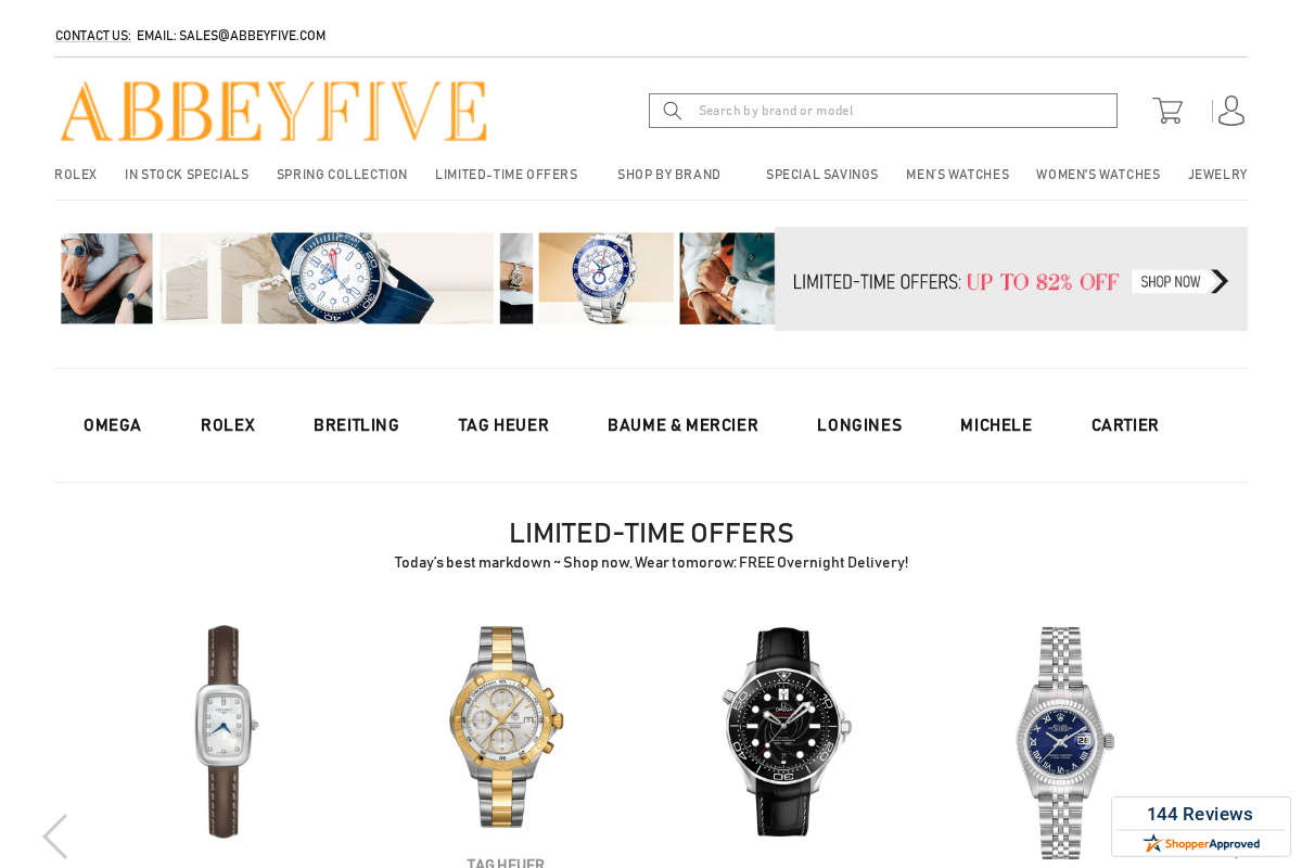 www.AbbeyFive.com homepage screenshot