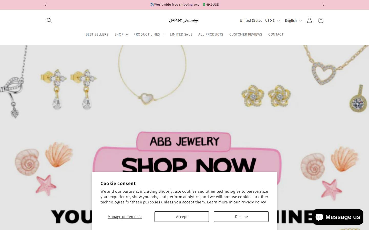 Abbfind homepage screenshot