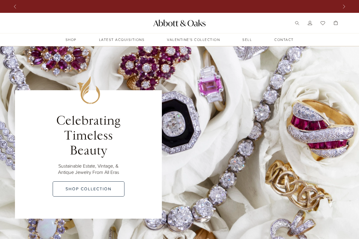 Abbott & Oaks homepage screenshot