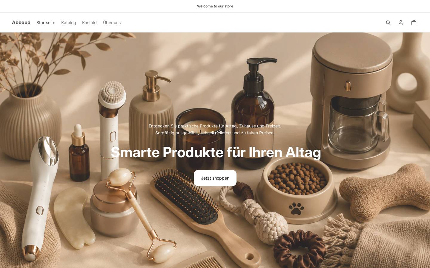 abboud.shop homepage screenshot