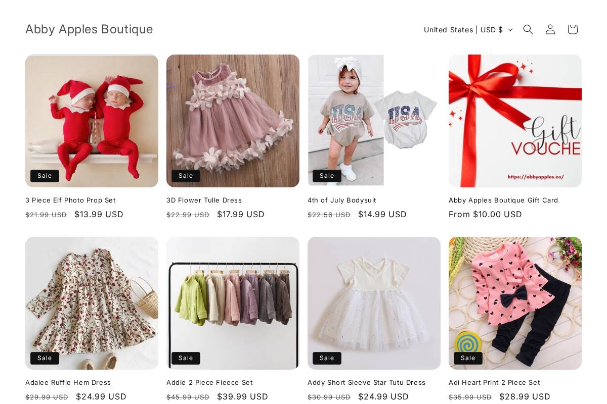 Abbyapples homepage screenshot