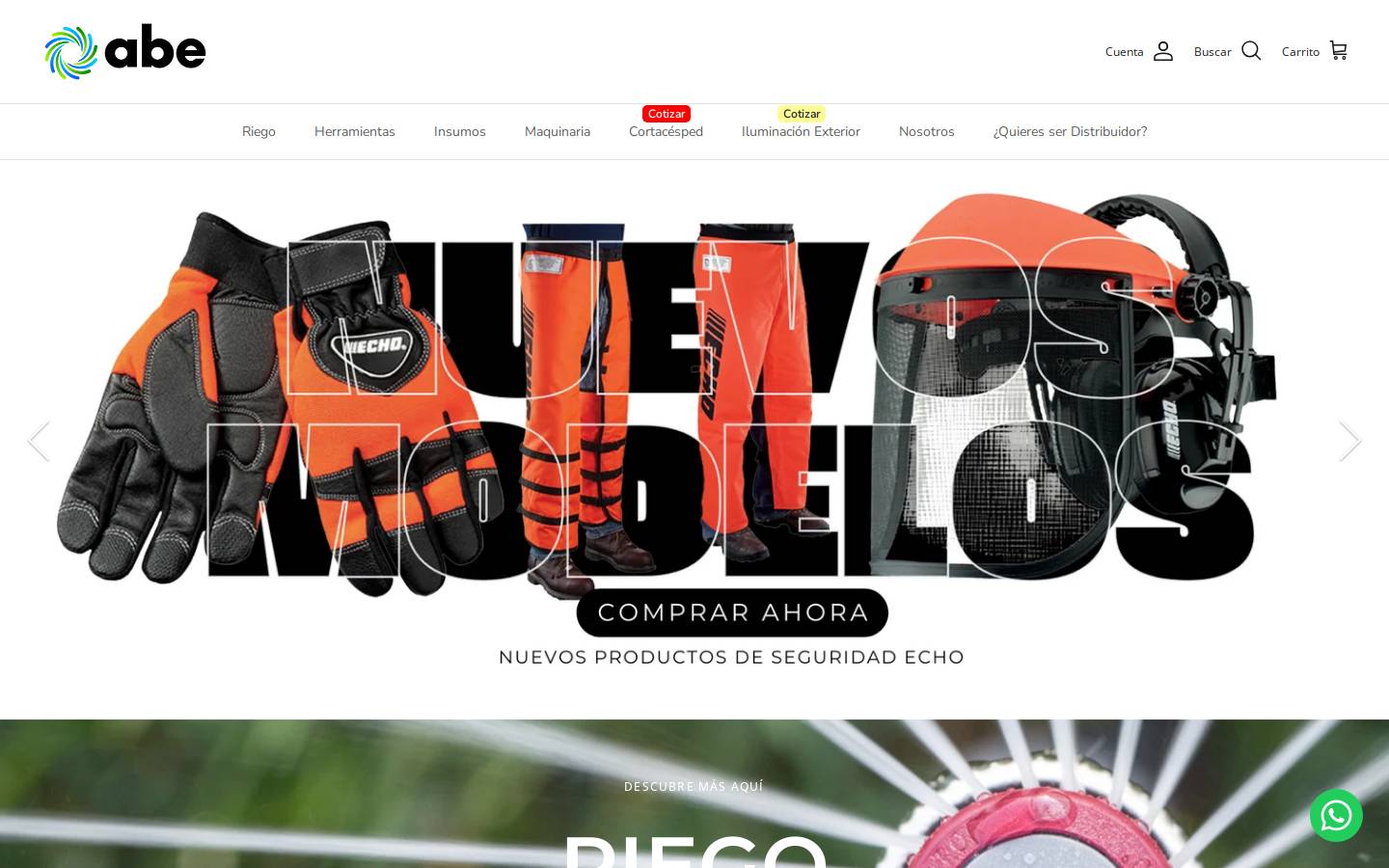 abe.store homepage screenshot