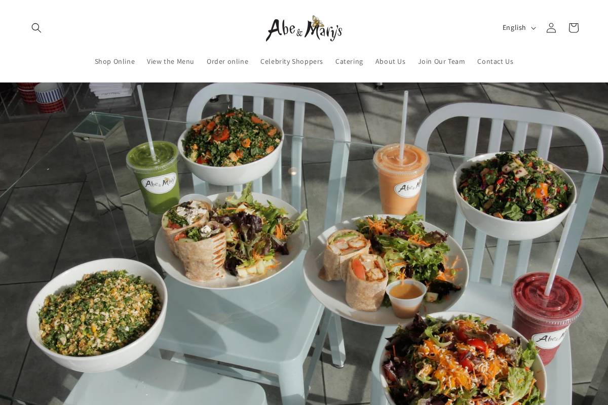 abeandmarys.com homepage screenshot