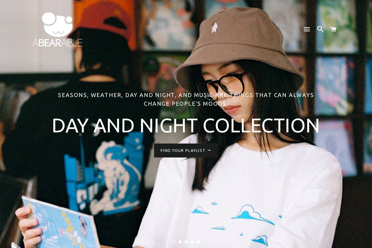 abearable.com homepage screenshot