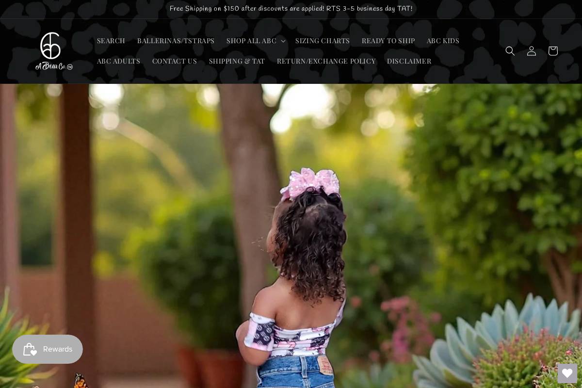 abearco.shop homepage screenshot