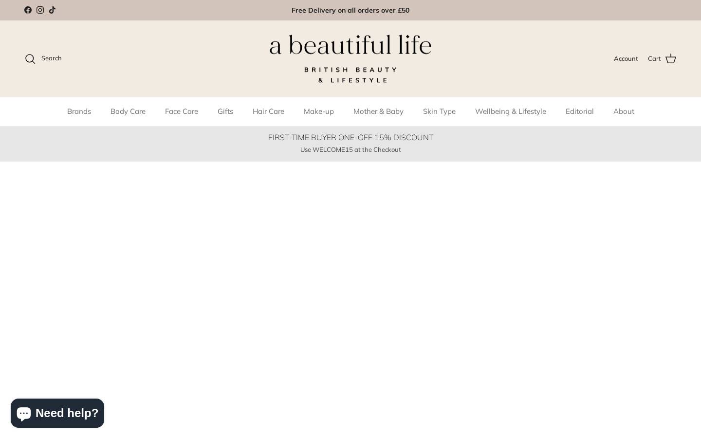 abeautifullife.co.uk homepage screenshot
