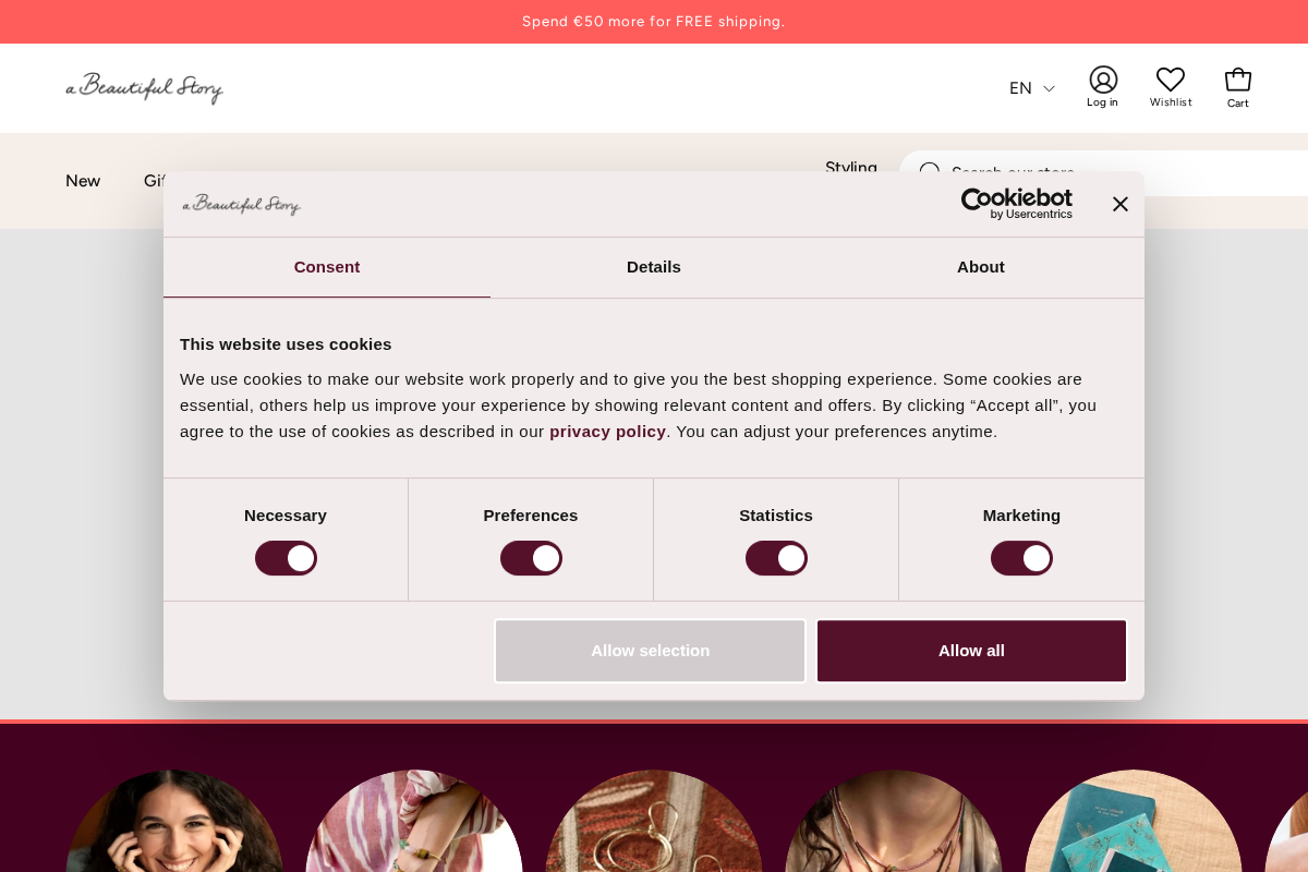 abeautifulstory.eu homepage screenshot