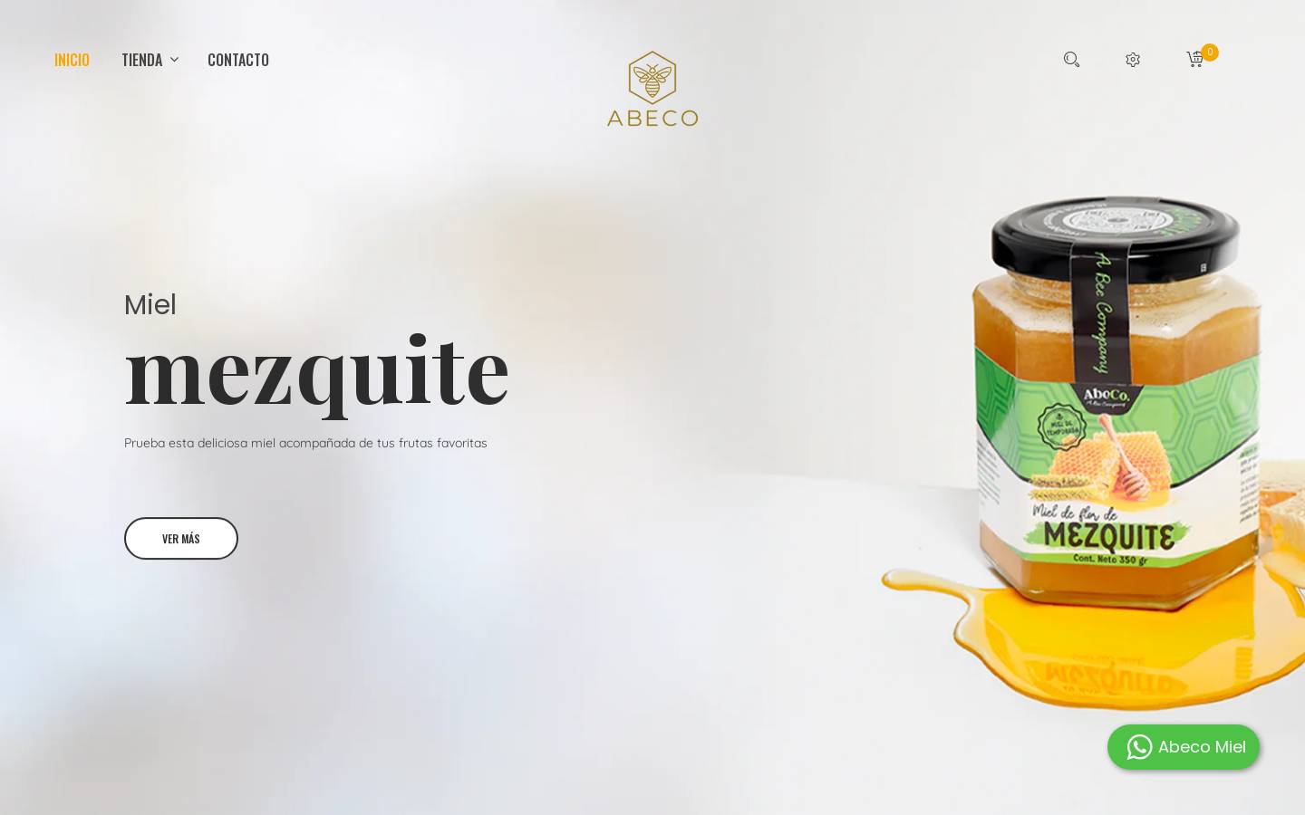 abecomiel.com homepage screenshot